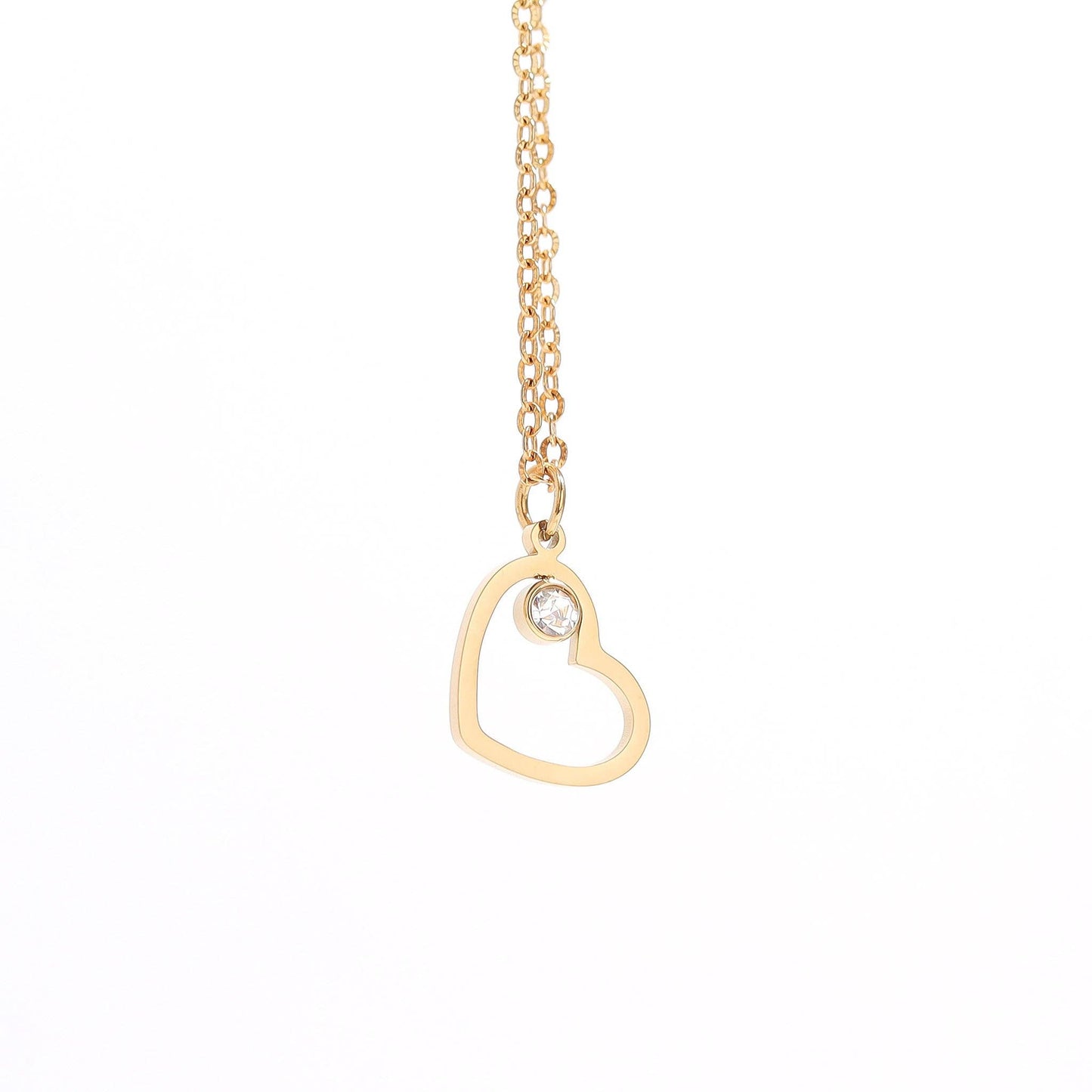 Birthstone Heart Charm