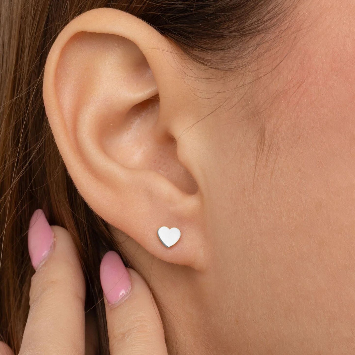 Heart Stud Earrings