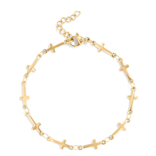 Cross Chain Bracelet