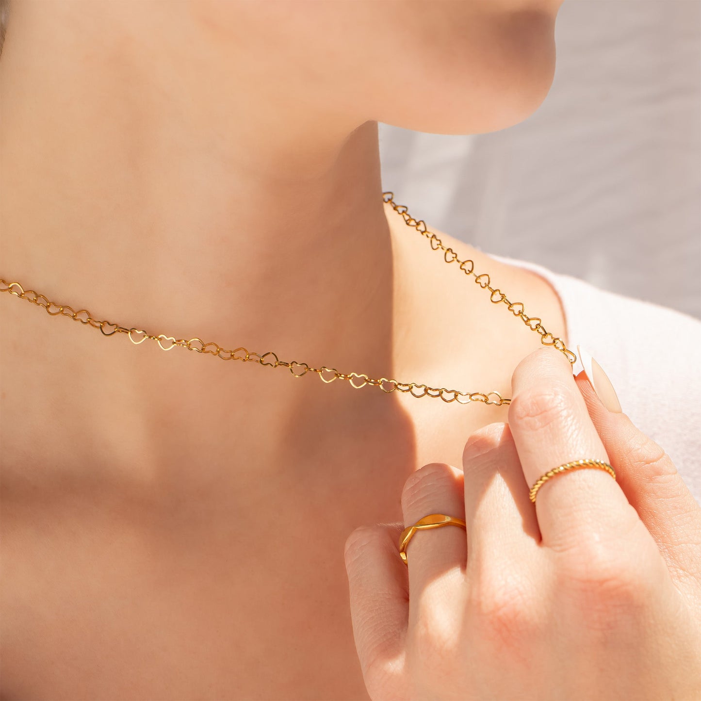 Heart Chain Necklace