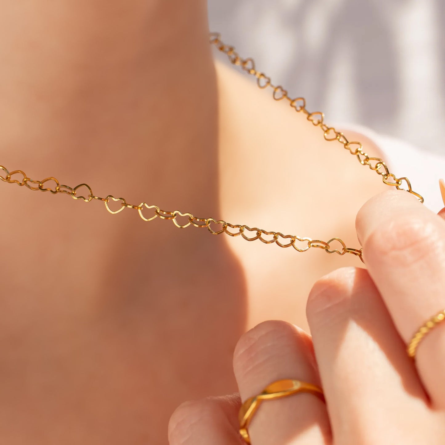 Heart Chain Necklace