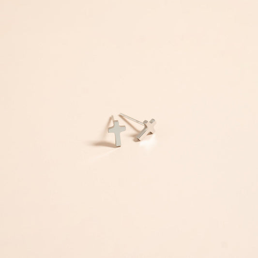 Cross Stud Earrings
