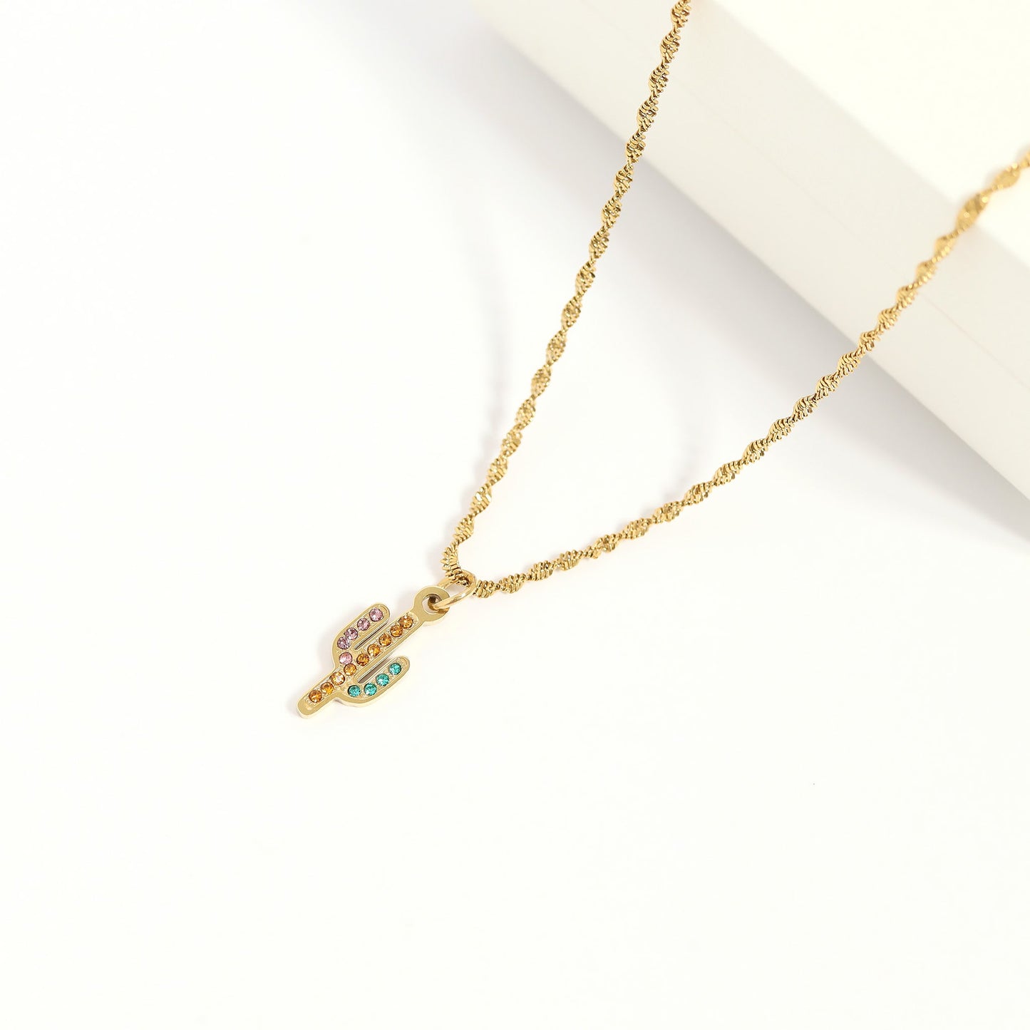 Multicolor Cactus Charm