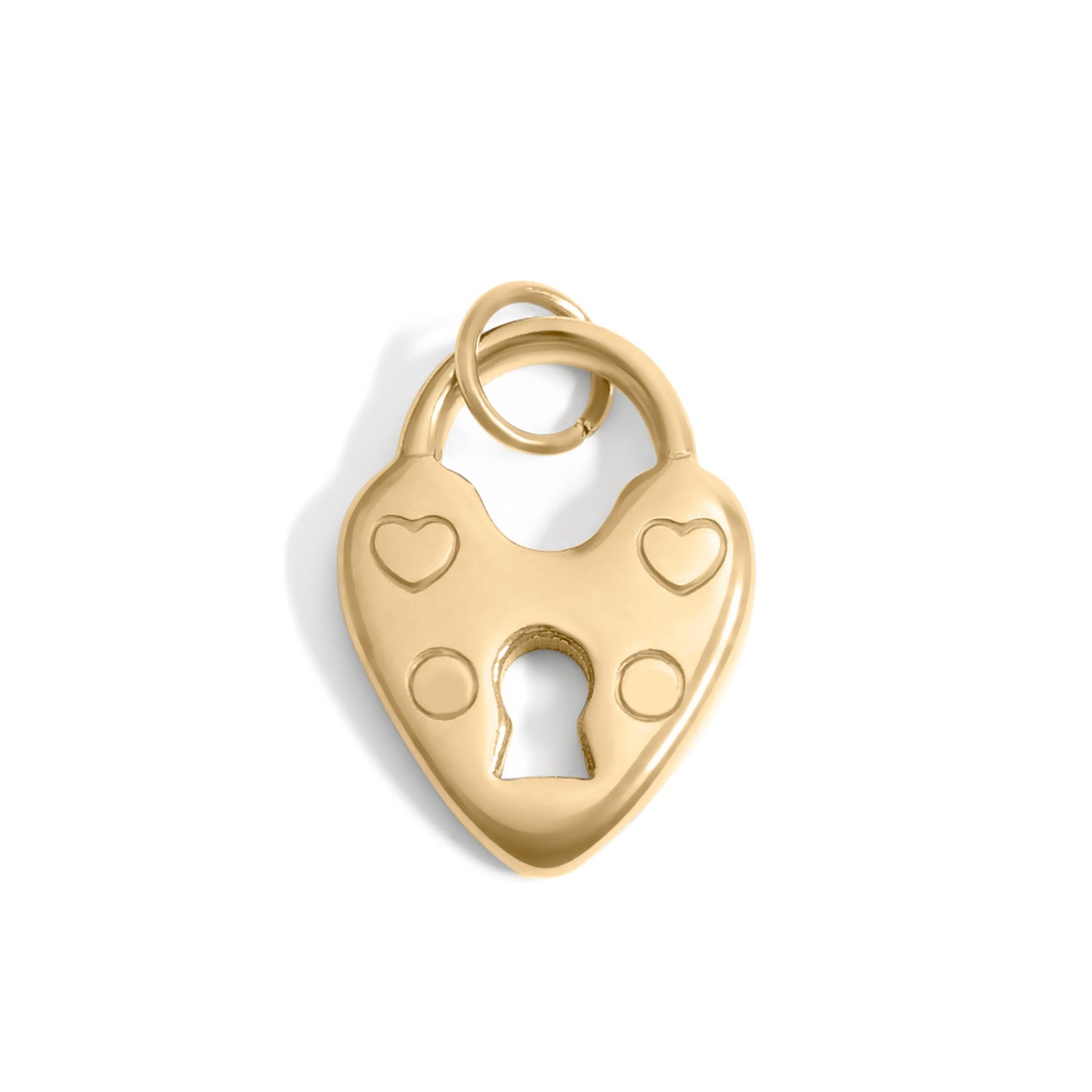 Vintage Heart Lock Charm