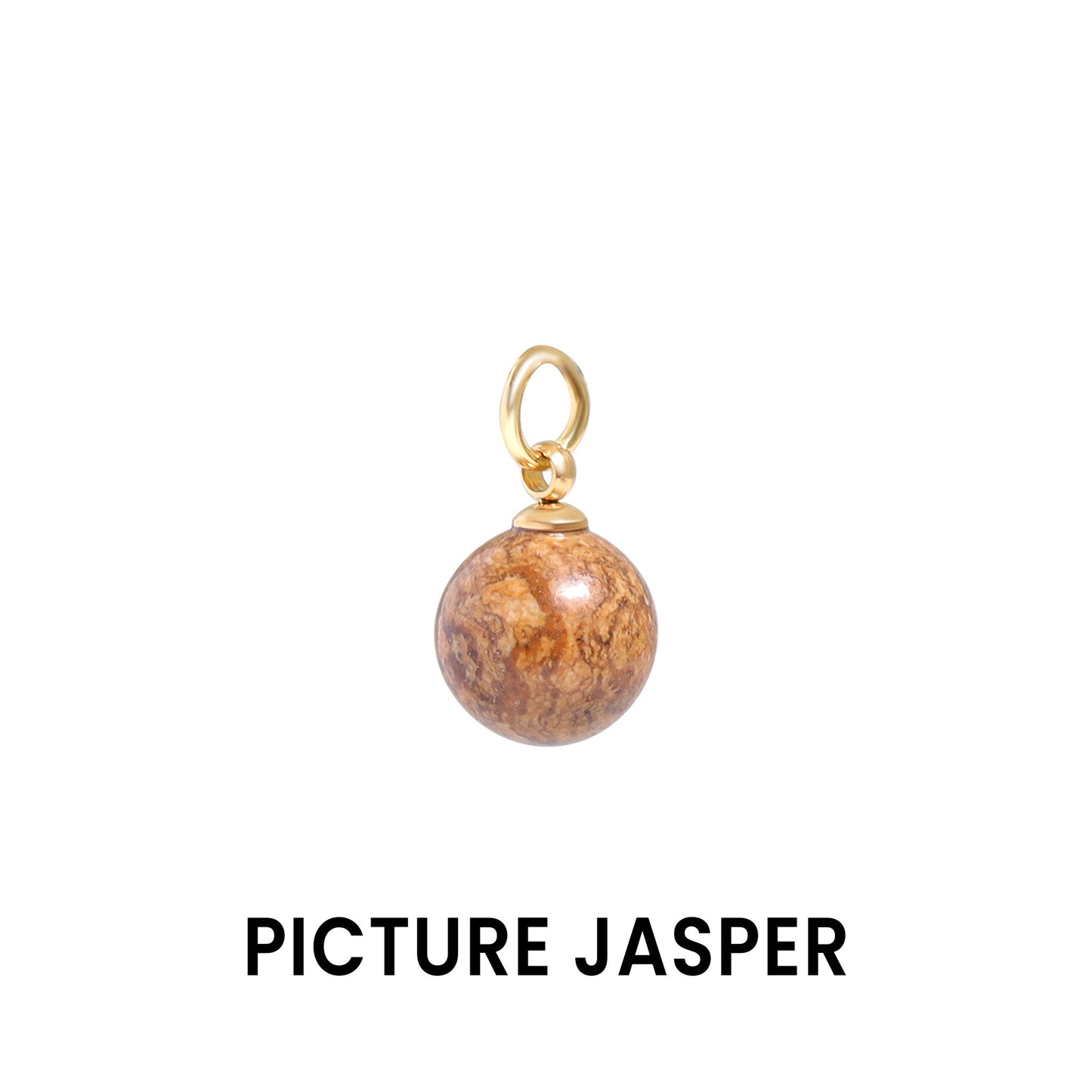 Semi Precious Natural Stone Charms