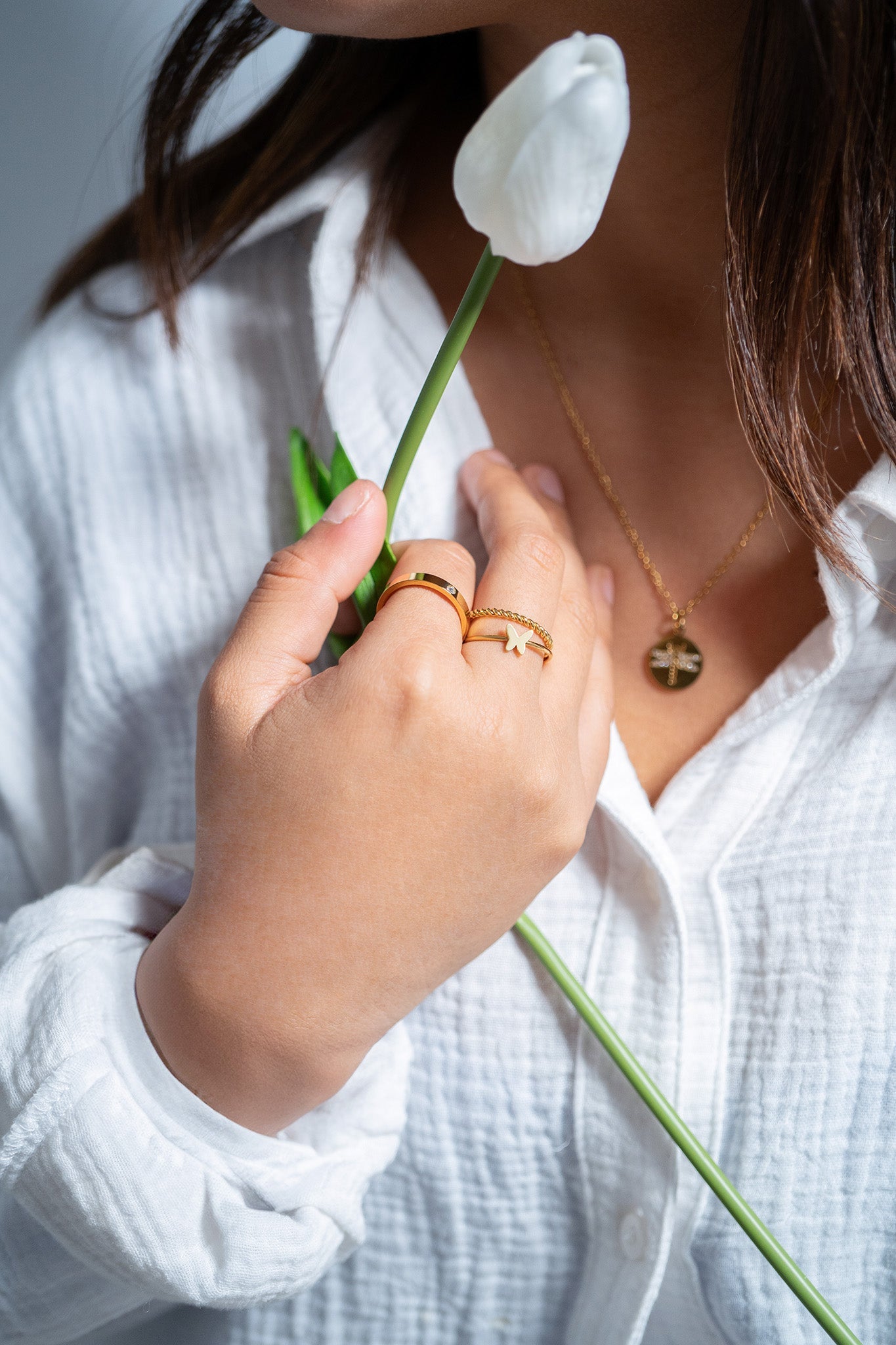 Butterfly Stacking Ring