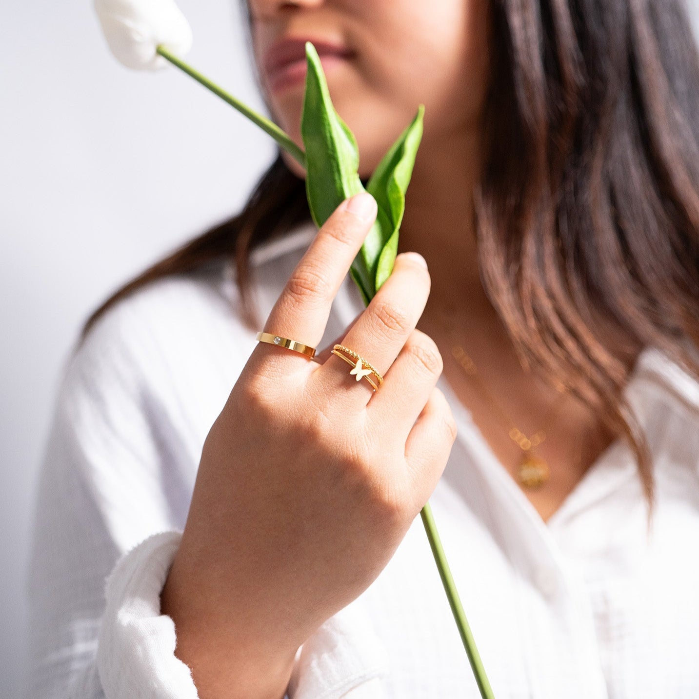 Butterfly Stacking Ring