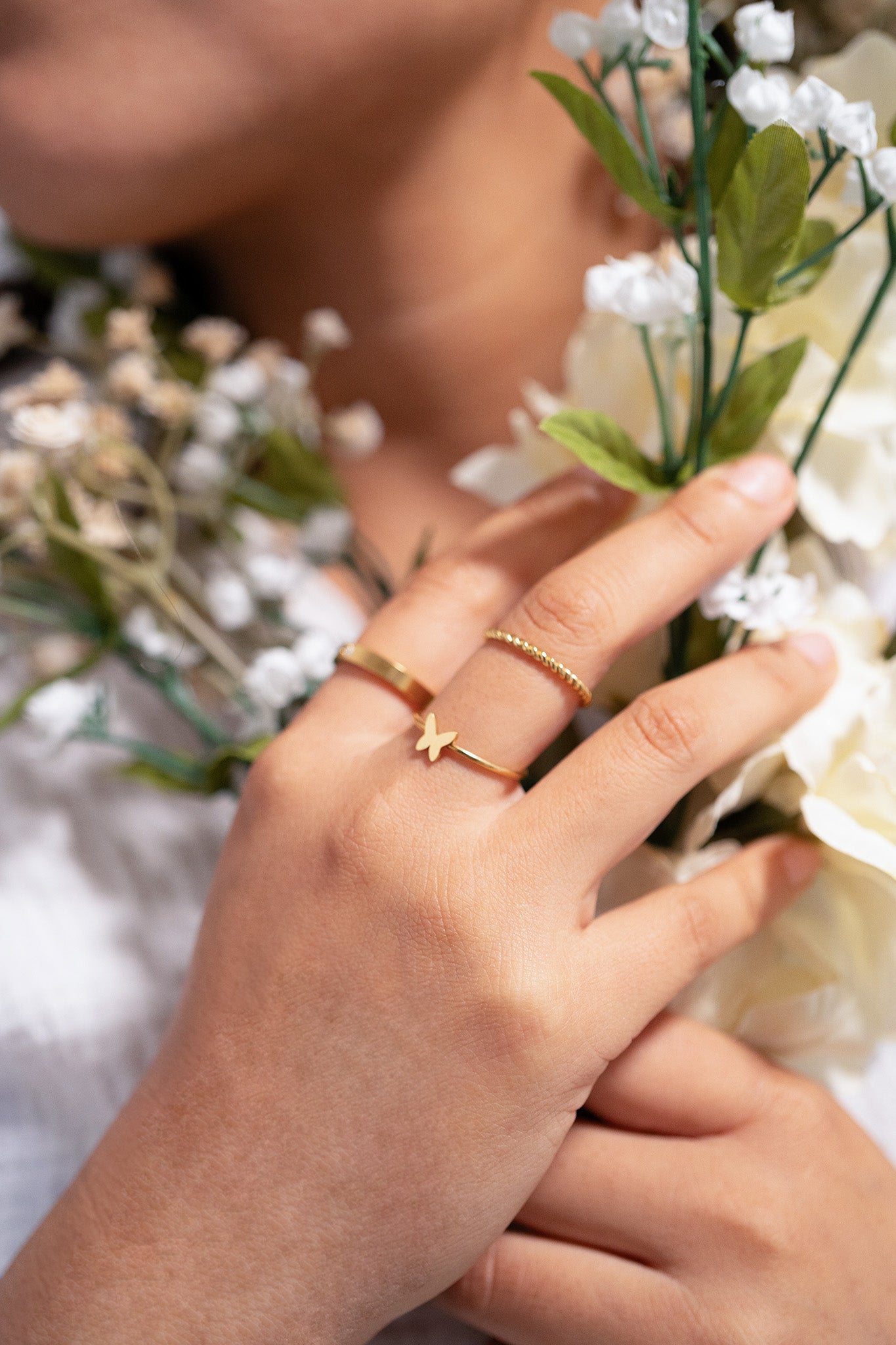 Butterfly Stacking Ring