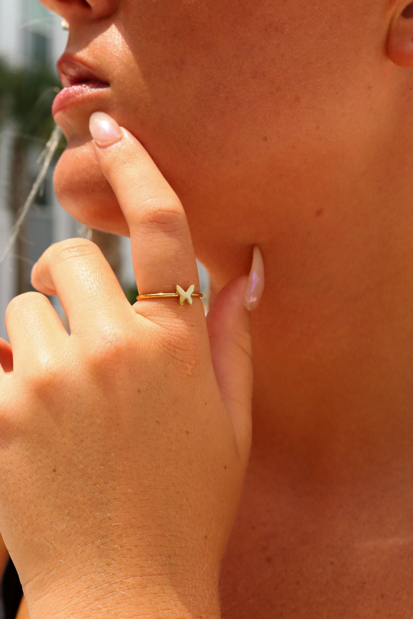 Butterfly Stacking Ring