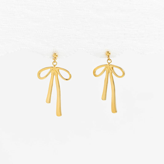 Ribbon Bow Earrings
